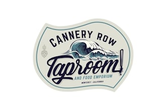 make self pour taproom logo on the busiest street in ca