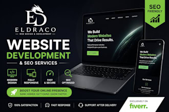 build a professional SEO friendly website for your business