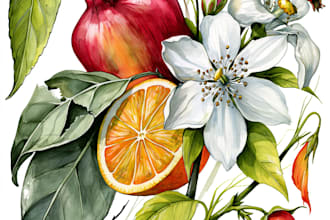 draw a botanical illustration