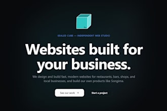 make a website for your business