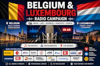 promote your songs on belgium and luxembourg radio