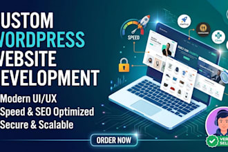 build custom wordpress website with sub 1s loading speed