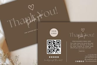 design styled business card coupon gift discount thank you cards usage guides