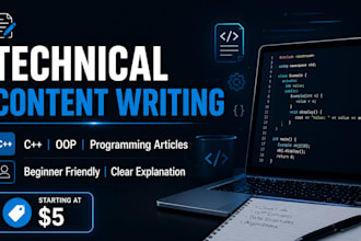 write technical and educational content on programming, cpp, and oop