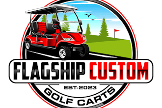 design a professional golf logo for your golf club or sports brand