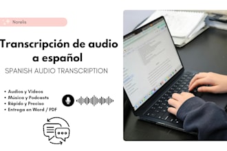 do spanish audio transcription, documents and songs