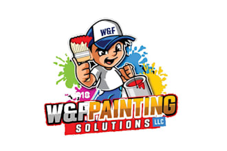 design high quality painting mascot logo with fastest delivery