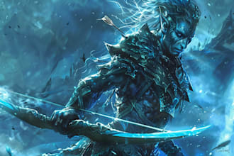 fantasy character art and fantasy character art