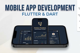 develop cross platform mobile app using flutter and dart