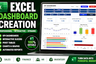 create a professional interactive excel dashboard
