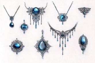 design jewelry hand sketches for you