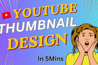 design viral  and cash cow youtube thumbnails