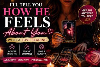 ill tell you how he feels about you with a love reading