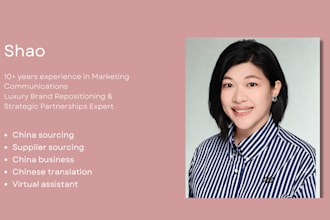 be your assistant in china