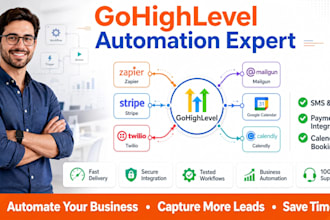 integrate gohighlevel zapier stripe twilio mailgun calendar automatiion
