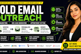 do cold email outreach email marketing appointment setting b2b lead generation
