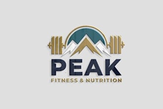 design existing gym peak logo
