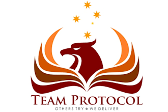design perfect team protocol brand logo