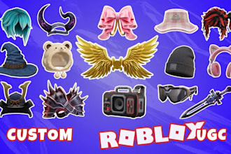 create high custom 3d roblox model, ugc model, game assets and accessories
