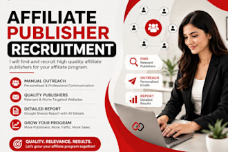 affiliate publisher outreach and recruitment