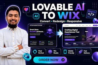clone your lovable ai website to wix studio
