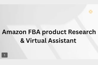 be your amazon virtual assistant for product research