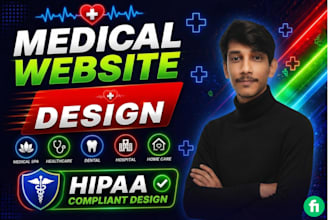 design medical, healthcare, home care, dental clinic website