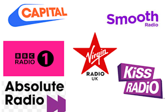 do unique airplay of your songs to UK england  radios