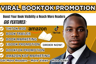 do viral booktok promotion book promotion book marketing amazon kdp marketing