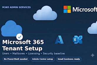 set up your microsoft 365 tenant, mailboxes, and users