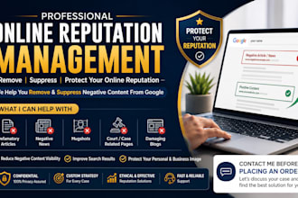 remove defamatory article news cases mugshots damaging content blogs form google