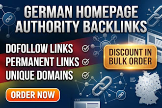 build powerful german homepage backlinks from dot de website