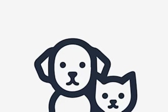 design equestrian equine horse dog and animal pet farm logo