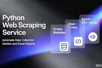 write python script for web scraping and automation