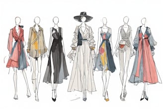 illustrate fashion collections for your brand