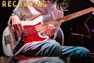record a professional bass track for your song