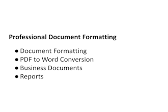 professionally format your word documents