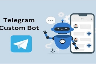 develop telegram bot, shopping bot, chatbot, crypto telegram bot, payment bot