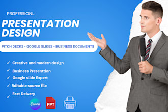 design a modern powerpoint and google slides presentation