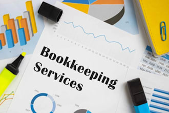 do bookkepping work, accounting