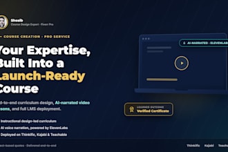 build your professional online course with lms setup