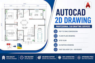 do autocad 2d drawings and PDF to dwg conversion