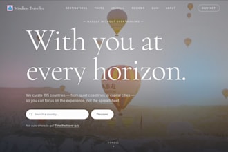 develop a responsive ai website