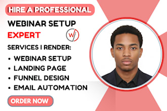 setup webinarjam, goto webinar landing page webinarfuel and webinar integrations