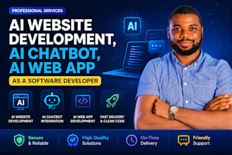 do ai website development, ai chatbot, ai web app