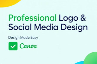 design modern  logo and instagram  social media posts for your brand