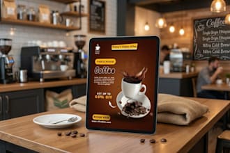 design attractive food flyer and menu design