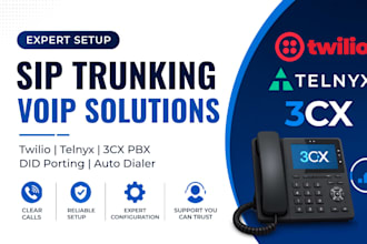 do twilio telnyx sip trunking voip pbx 3cx did porting auto dialer ghl a2p 10dlc