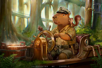 draw illustration with scene