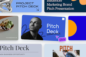 do pitch decks, financial models, websites and meta marketing